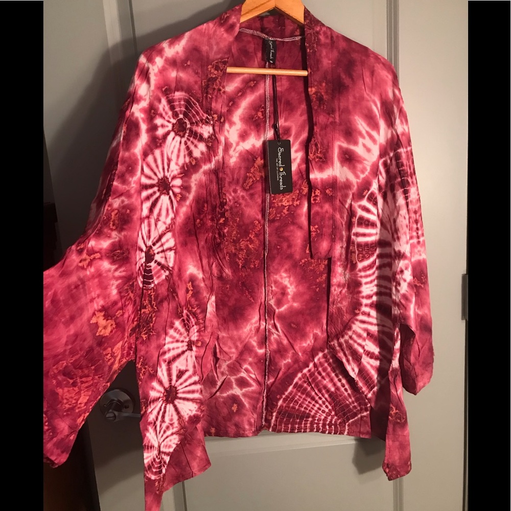 NWT. Sacred Threads Cardigan. LG/GR/GR. 219195 - Picture 3 of 7